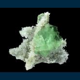 Fluorite on Quartz