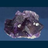 Fluorite with Calcite