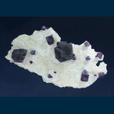 Fluorite on Quartz