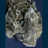 Brookite on Quartz (var. Smoky)