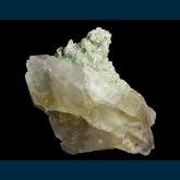 Quartz with Elbaite tourmaline