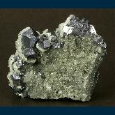 Galena with Quartz and Chalcopyrite