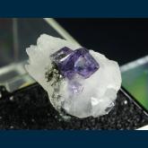 Flourite on Calcite (W. Perkin mount)