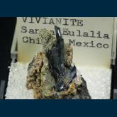 Vivianite with Siderite and Pyrite