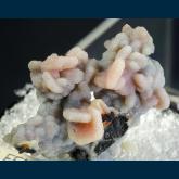 Wulfenite coated with Quartz