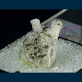 Dolomite and Chalcopyrite on Calcite