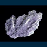Fluorite with Barite after Laumonite 