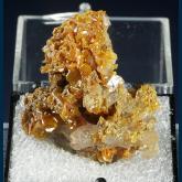 Wulfenite with Calcite