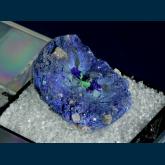 Azurite with Malachite