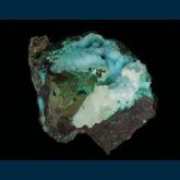 Drusy Quartz on Chrysocolla