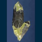 Quartz (var. Smoky) with Epidote