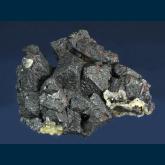 Magnetite with Quartz (var. Chalcedony)