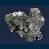 Magnetite with Quartz (var. Chalcedony)