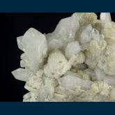 Quartz, Prehnite, Stilbite