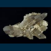 Quartz (var. Smoky) with Hematite