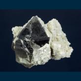 Adularia on Quartz (var. Smoky)