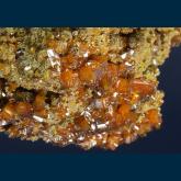 Wulfenite with Descloizite, Mottramite?