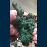 Malachite ( var. stalactitic )