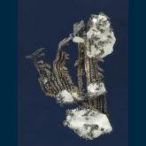 Silver ( spinel twin ) and Calcite