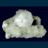 Calcite on Quartz