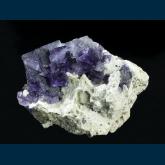 Fluorite on Quartz