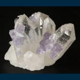 Fluorite on Quartz