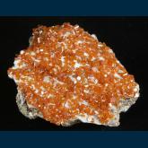 Vanadinite on Calcite