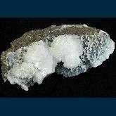 Apophyllite with Stilbite and Quartz ( var. Chalcedony )