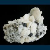 Quartz pseudo after Barite with Chalcocite