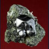 Galena with Quartz and Sphalerite