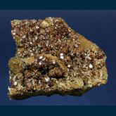 Andradite garnet with Hedenbergite and Quartz