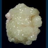 Calcite on Rhodochrosite