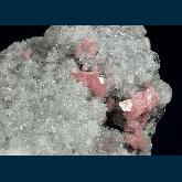 Rhodochrosite with Quartz