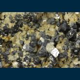 Siderite with Galena and Sphalerite