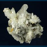 Quartz with Hematite and Anatase
