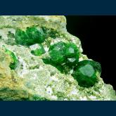 Andradite garnet ( var. Demantoid )