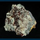 Cerussite on Galena