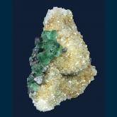 Fluorite and Galena on Quartz