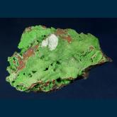 Conichalcite with Calcite