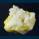 Celestine and Aragonite on Sulphur