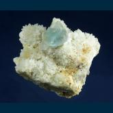 Fluorite on Quartz
