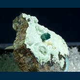 Dioptase on Chrysocolla