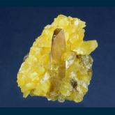 Barite on Calcite