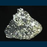 Quartz with Sphalerite and Pyrite