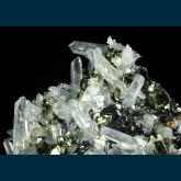 Quartz with Sphalerite and Pyrite