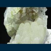 Fluorite on Quartz with Chalcedony