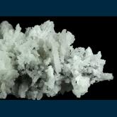 Quartz (Casts after Stibnite) with Stibnite