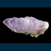 Quartz (var. Amethyst) on smoky Quartz