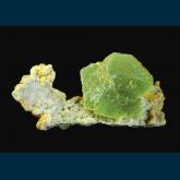 Fluorite on Quartz