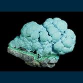 Chrysocolla on Malachite